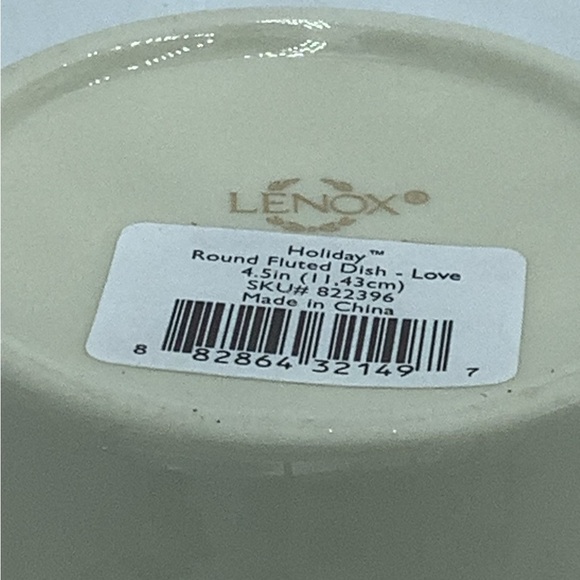 Two Lenox Small Candy/Nut  Dishes with Sentiment Believe and Love - Picture 8 of 9